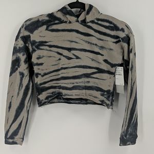 NWT Z by ZELLA Crop Tie Dye Hoodie Sweatshirt